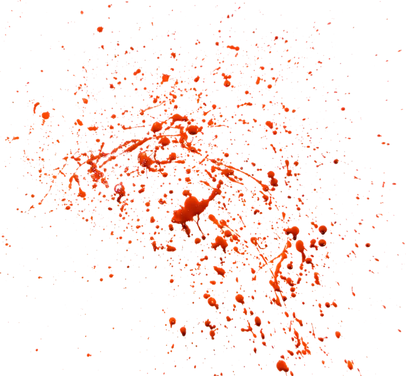 Abstract Red Paint Splatter