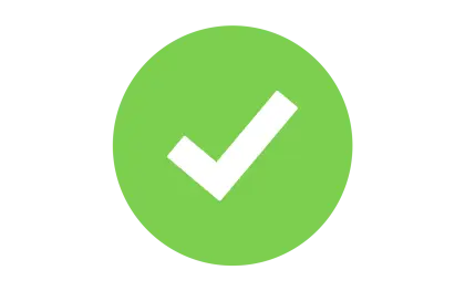 Green Checkmark Icon for Success