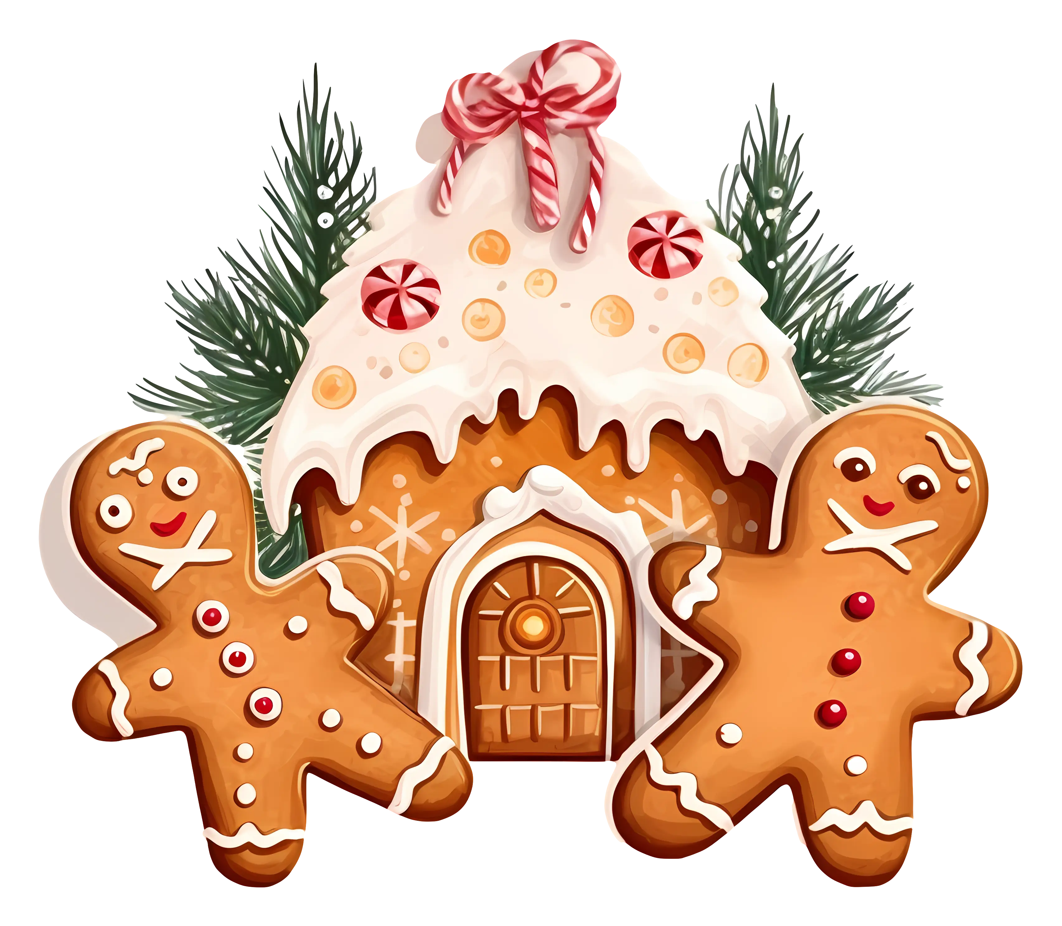 Festive Gingerbread House