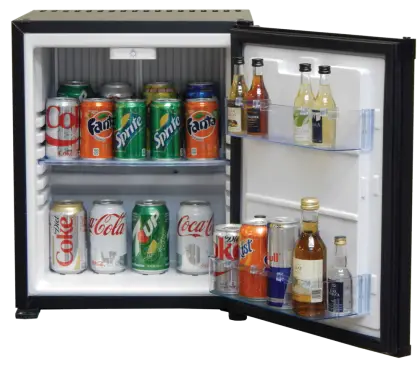 Mini Fridge Stocked with Assorted Drinks