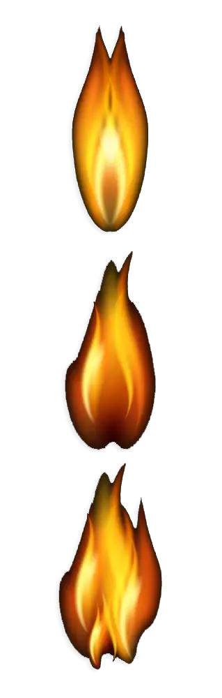 Burning Flames Illustration