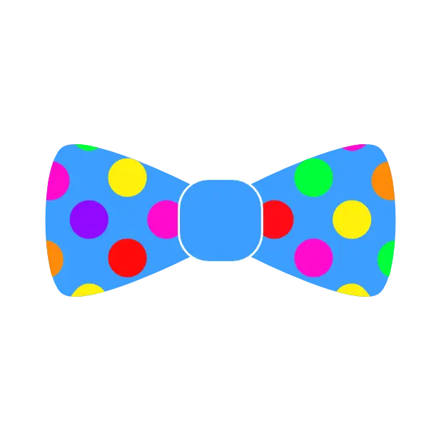 Colorful Polka Dot Bow Tie