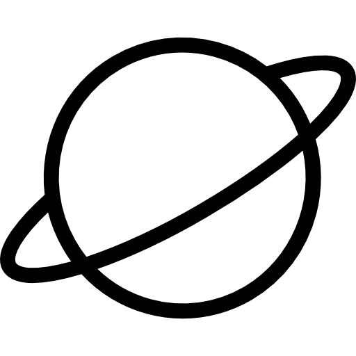 Ringed Planet Symbol