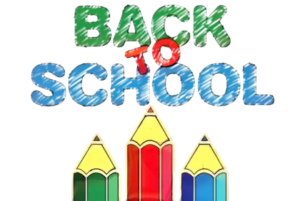 Back to School Colored Pencils Illustration