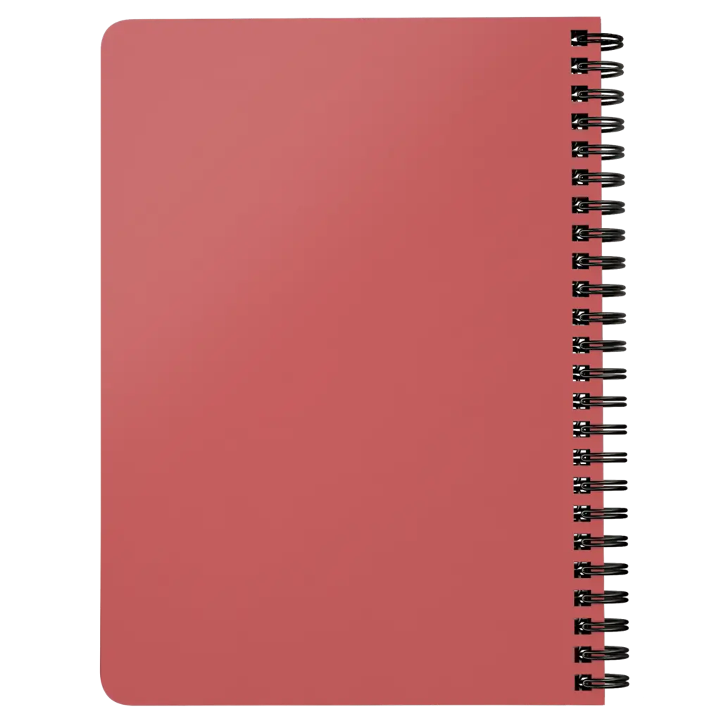 Red Spiral Notebook