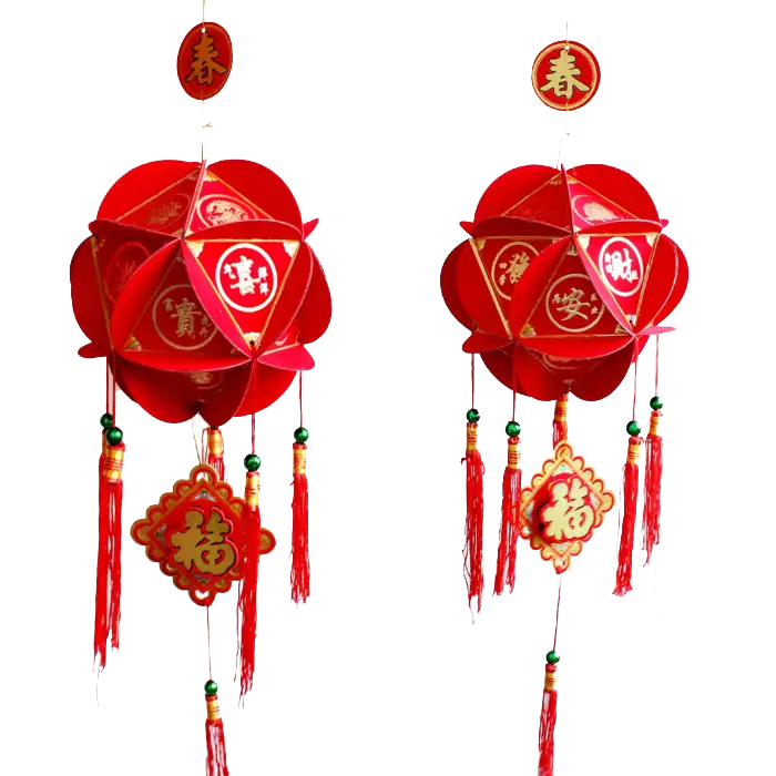 Traditional Red Chinese Lanterns