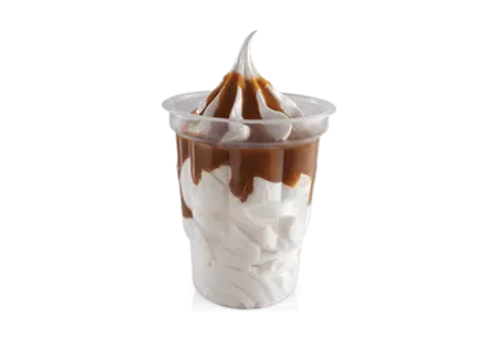 Caramel Sundae Dessert in Cup