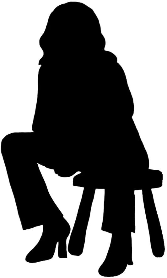 Sitting Silhouette of a Person