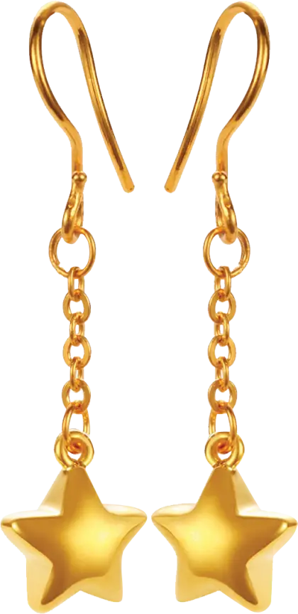 Gold Star Earrings
