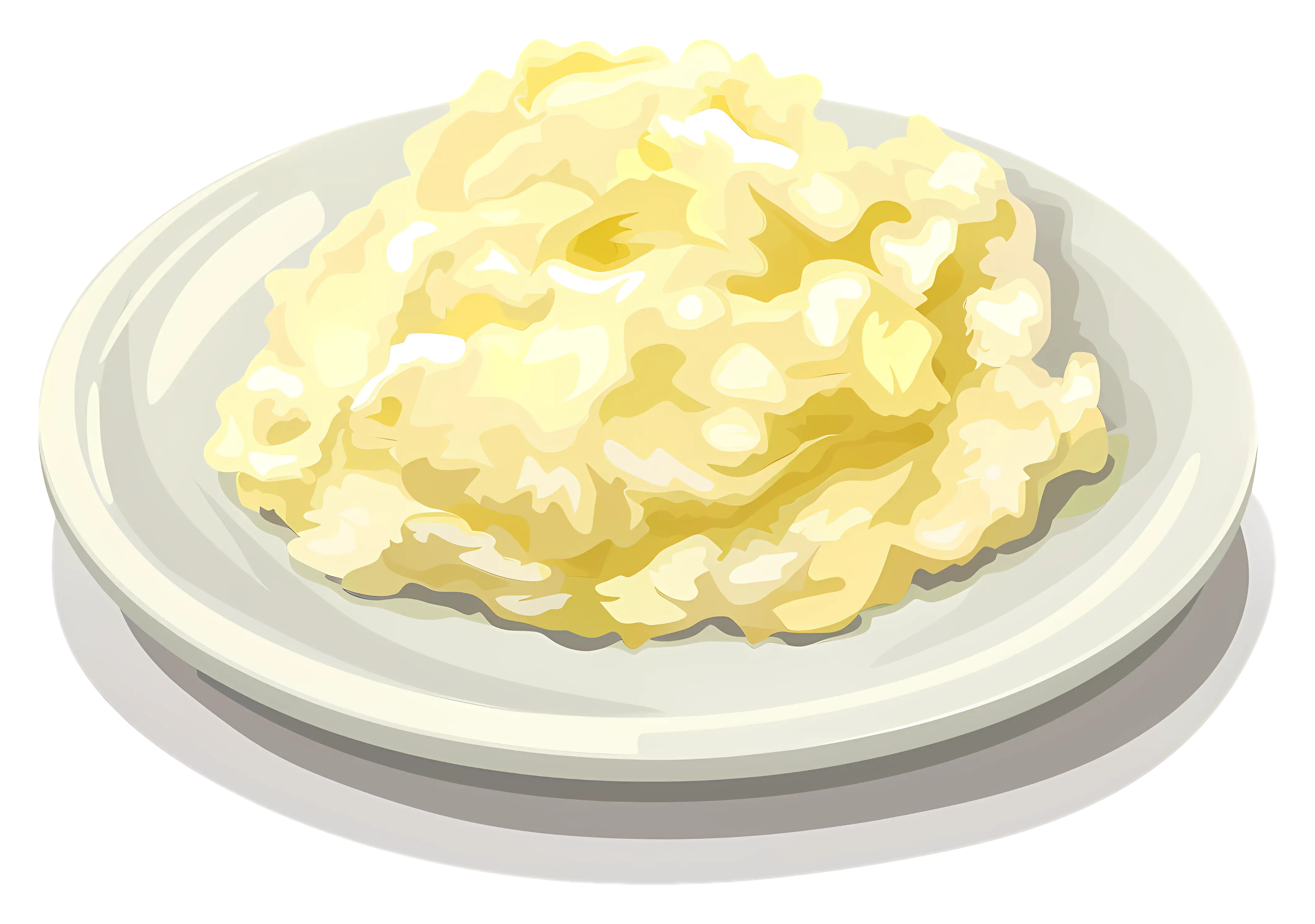 Plate of Creamy Mashed Potatoes