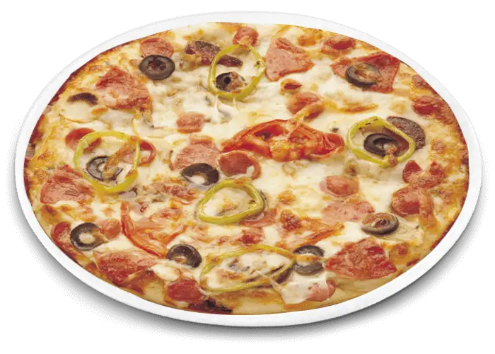 Pizza with Vegetables Toppings