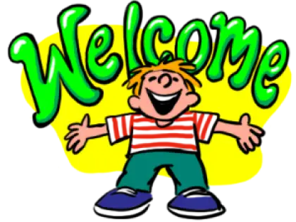 Cartoon Welcome Sign