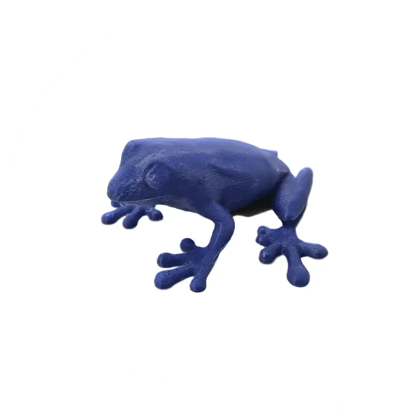 Blue Frog Sculpture