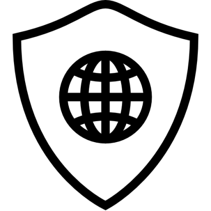 Internet Security Shield Logo