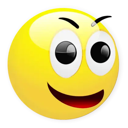 Smiling Emoji Cartoon Face