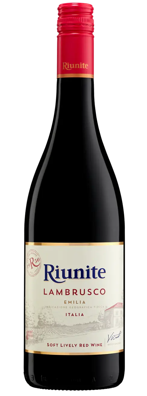 Riunite Lambrusco Wine Bottle