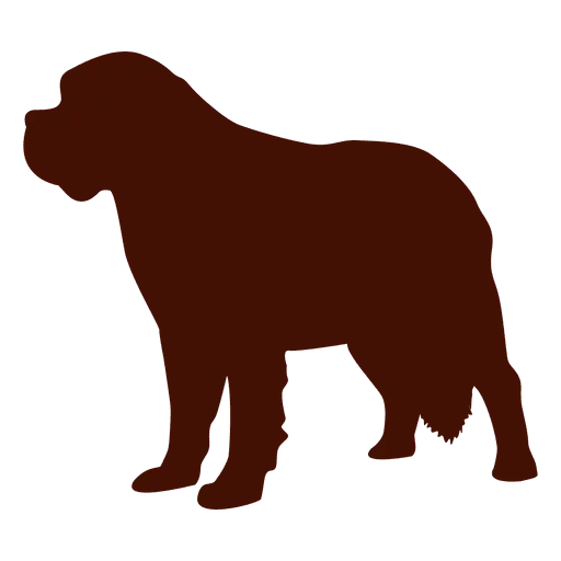 Brown Silhouette of a Dog