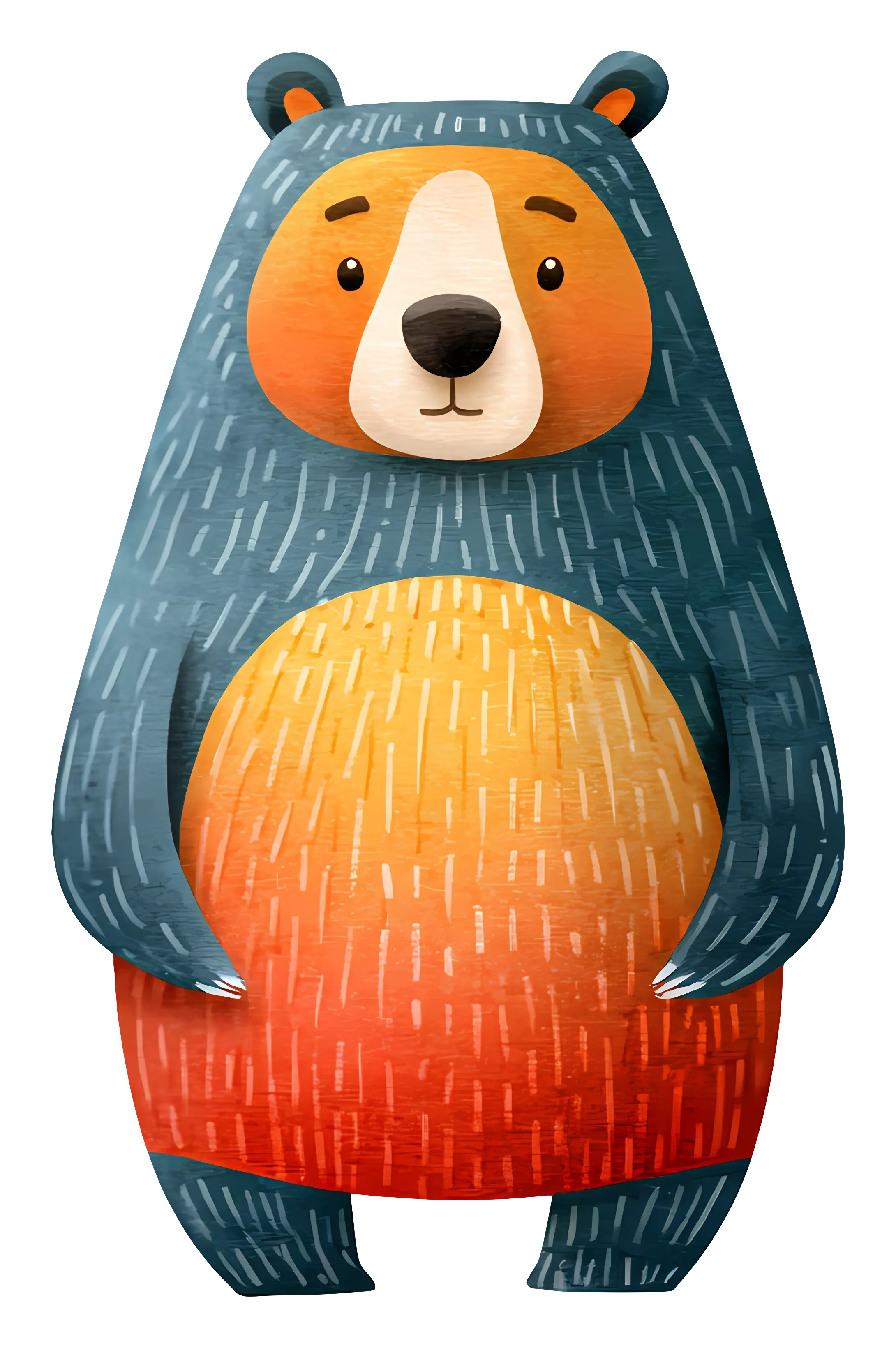 Cute Cartoon Bear Illustration