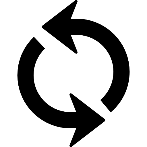 Refresh Symbol Icon With Circular Arrows