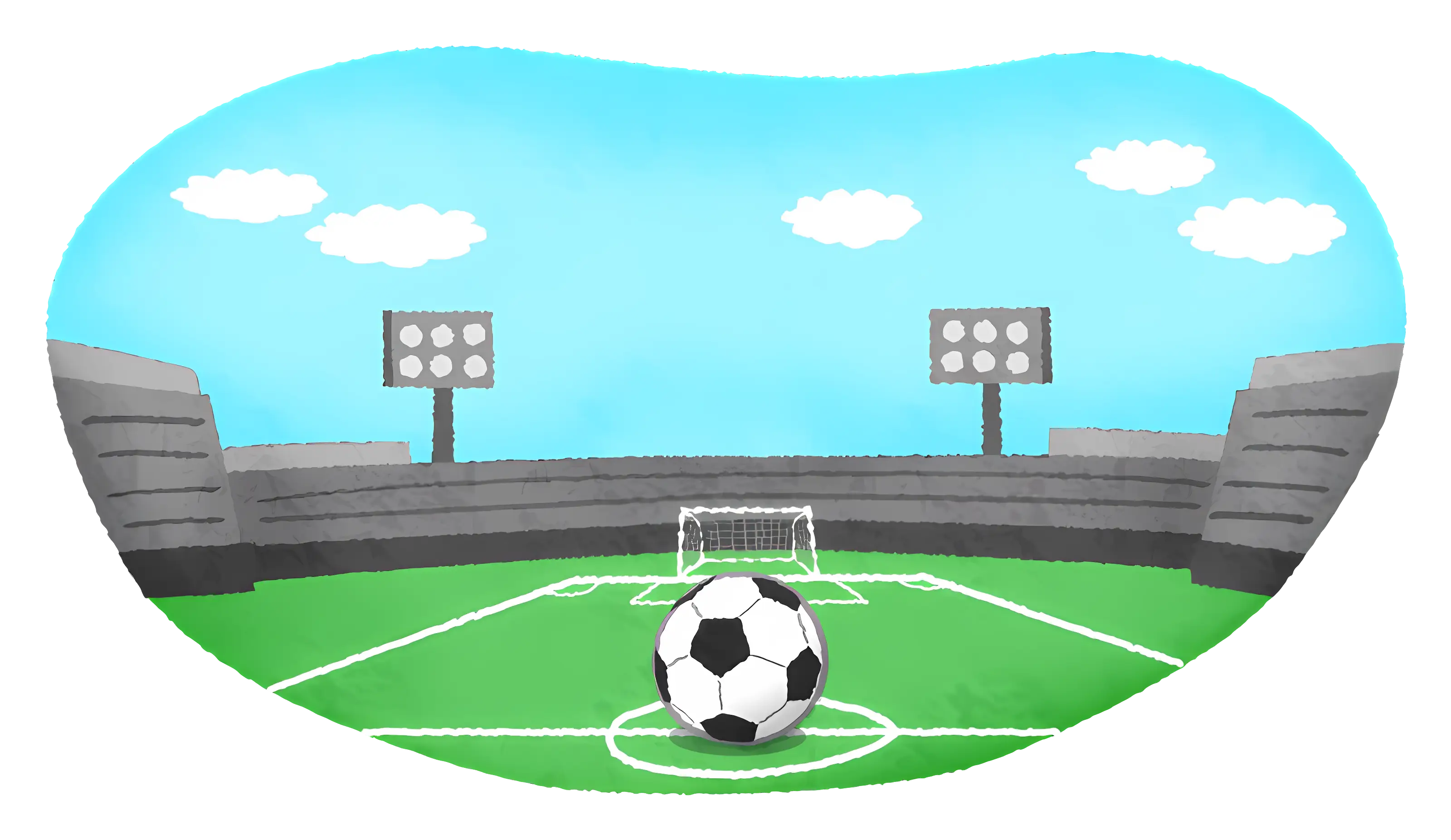 Soccer Field with Ball
