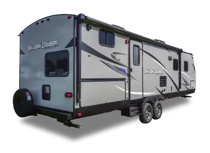 Silver Travel Trailer for Camping Adventures