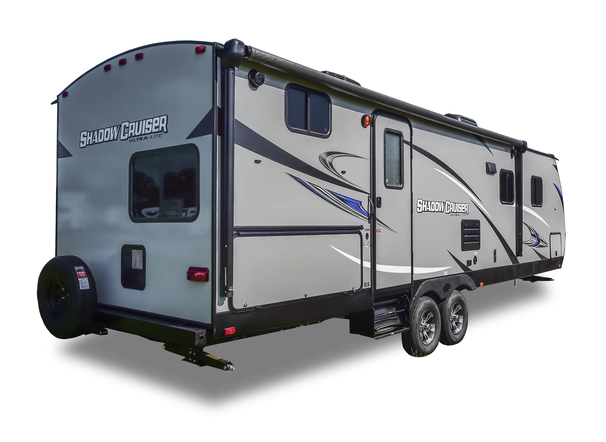 Silver Travel Trailer for Camping Adventures