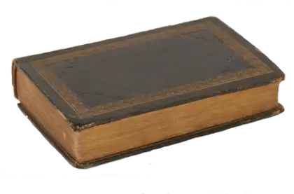 Vintage Brown Hardcover Book Illustration