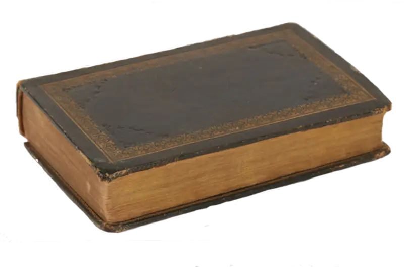 Vintage Brown Hardcover Book Illustration