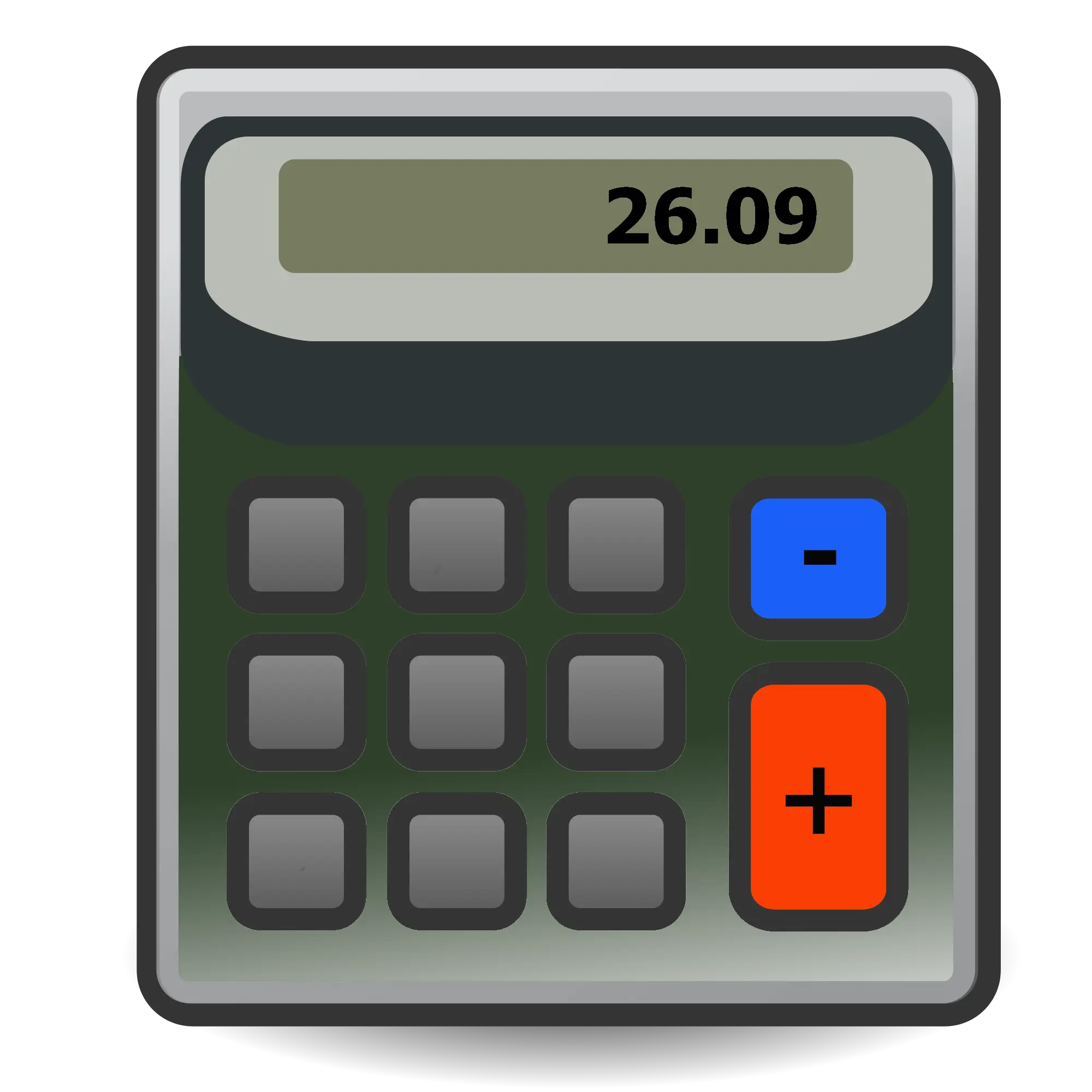 Digital Calculator Illustration