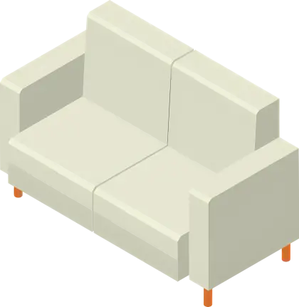 Minimalist Beige Sofa