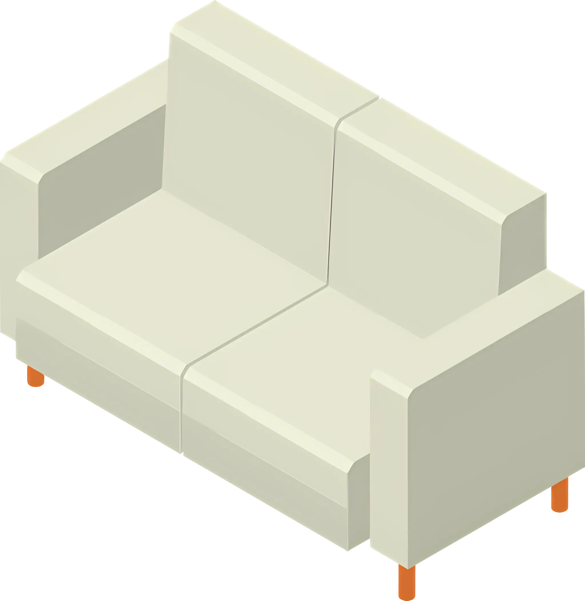 Minimalist Beige Sofa