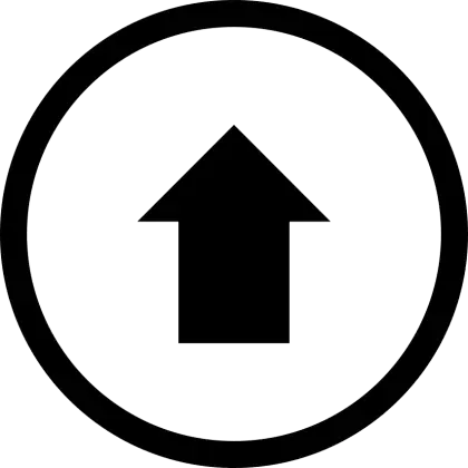Upward Arrow Icon Illustration