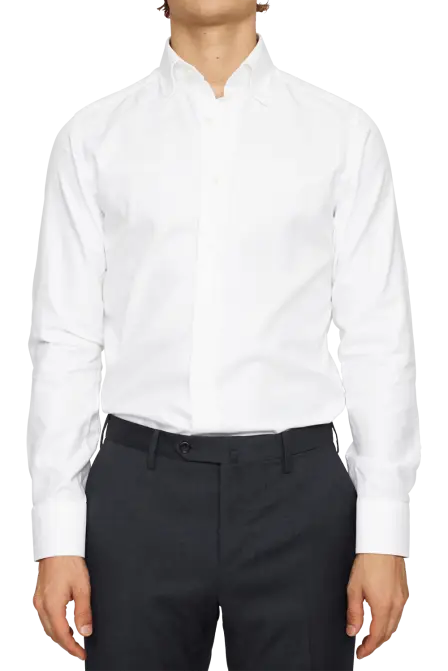 Formal White Button-up Shirt