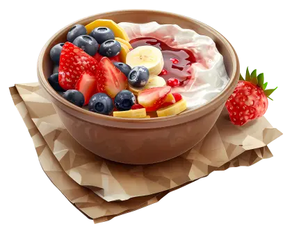Delicious Fruit Yogurt Bowl