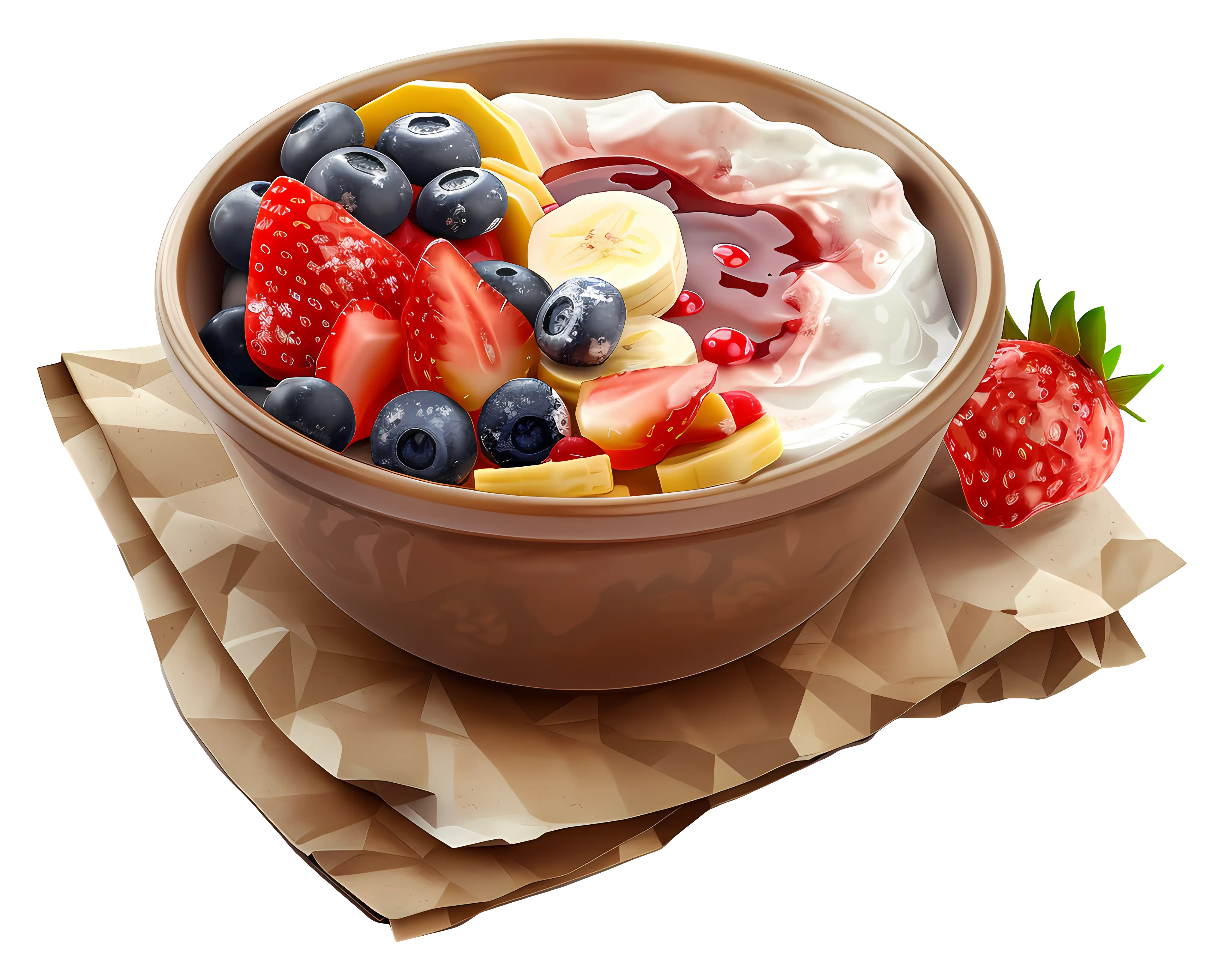 Delicious Fruit Yogurt Bowl