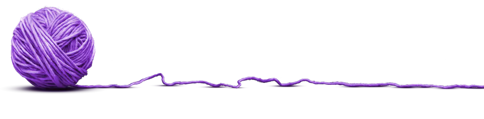Purple Ball of Yarn for Knitting