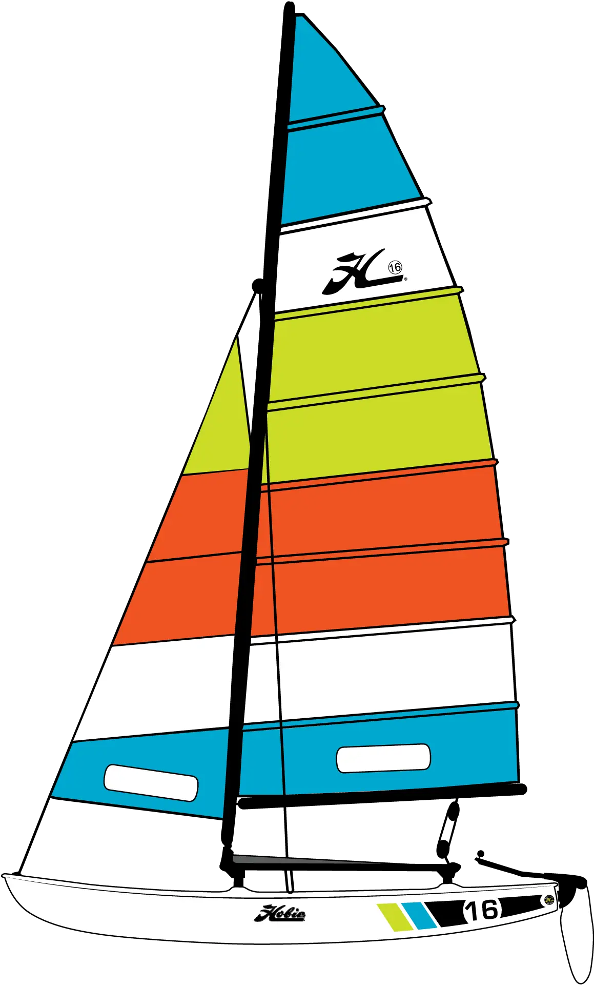 Colorful Sailboat