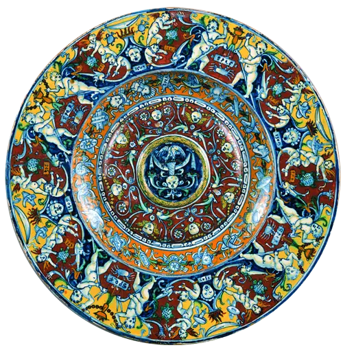 Detailed Decorative Ceramic Plate