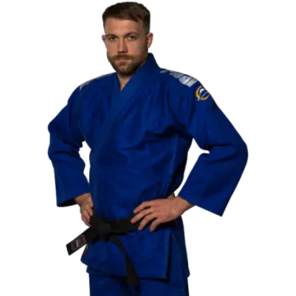 Man in Blue Gi
