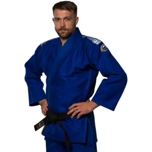 Man in Blue Gi