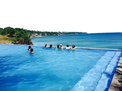 People in Infinity Swimming Pool