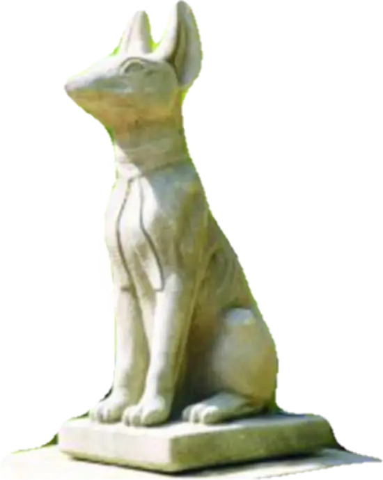 Ancient Egyptian Dog Statue