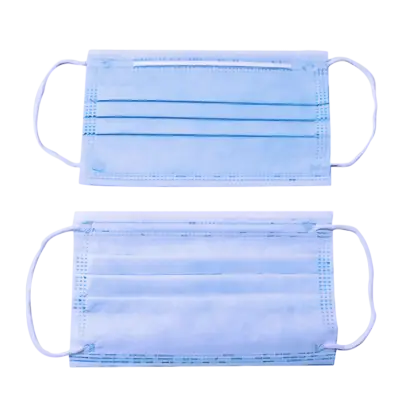 Blue Disposable Face Masks for Safety