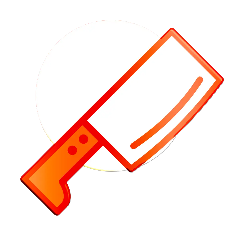 Red Cleaver Icon