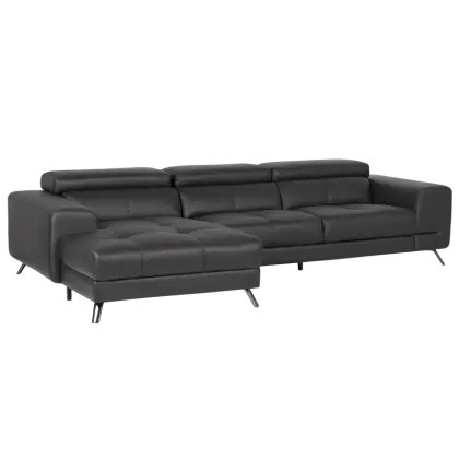 Black Modern Sectional Sofa