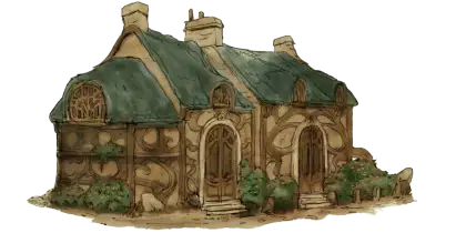 Small Cute Doodle Cottage