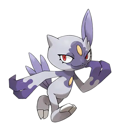 Blue Creature in Fighting Stance