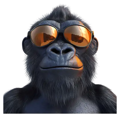 Gorilla with Sunglasses