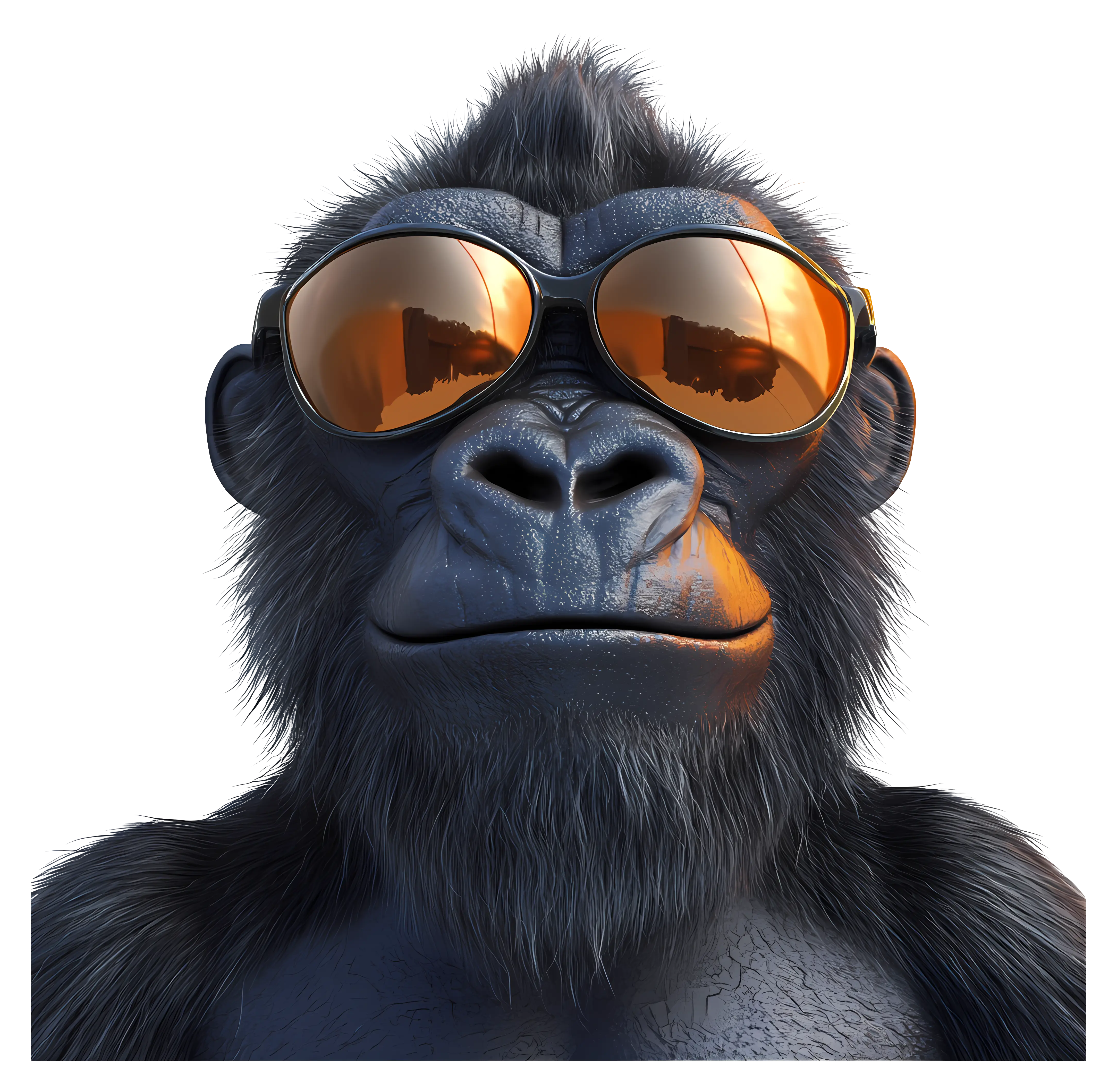Gorilla with Sunglasses