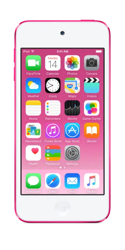 Modern Pink Smartphone with App Interface